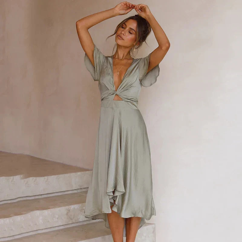 Vestido Casual Elegante con Encanto Atemporal