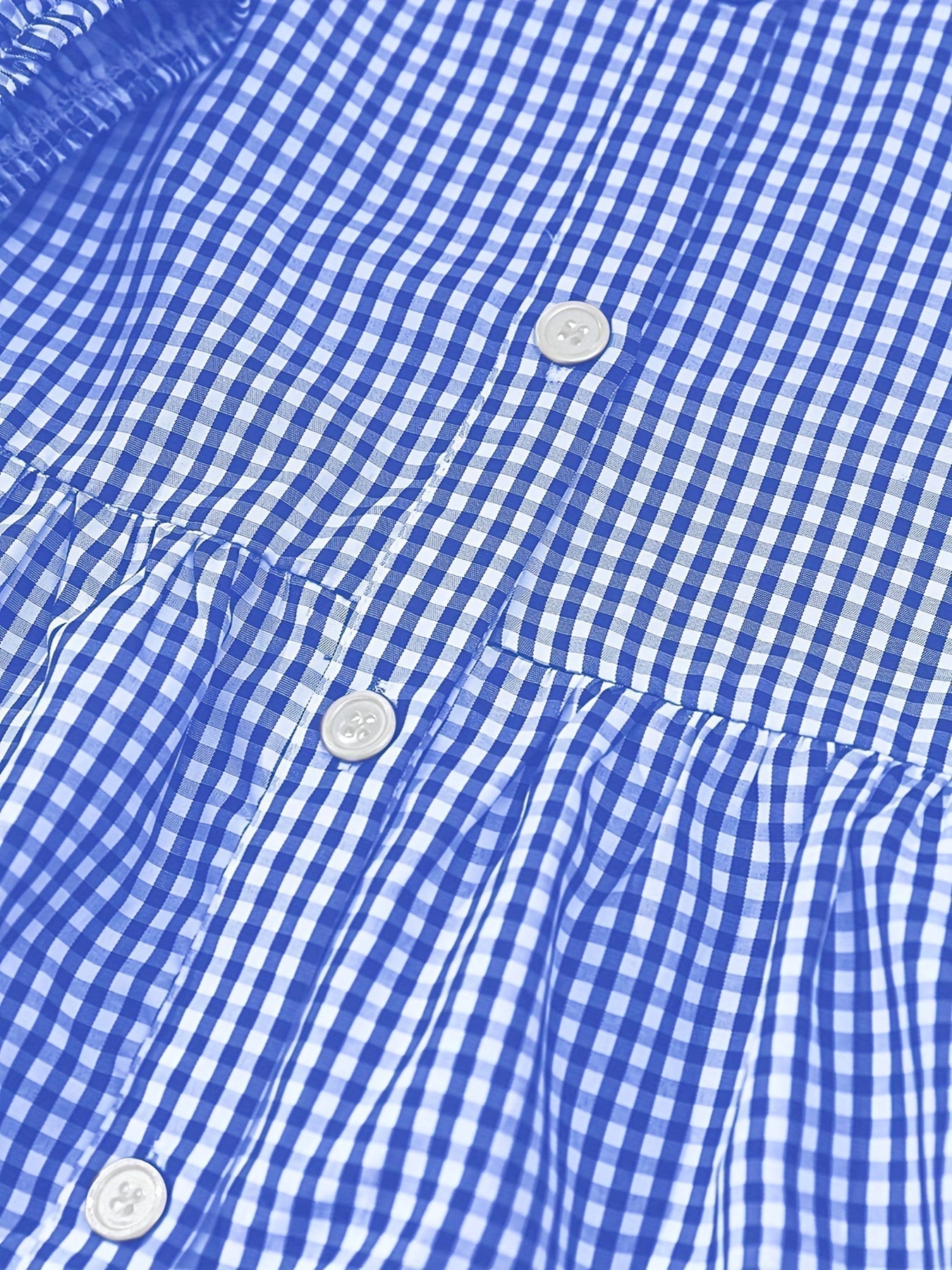 Vestido corto de mujer con botones
