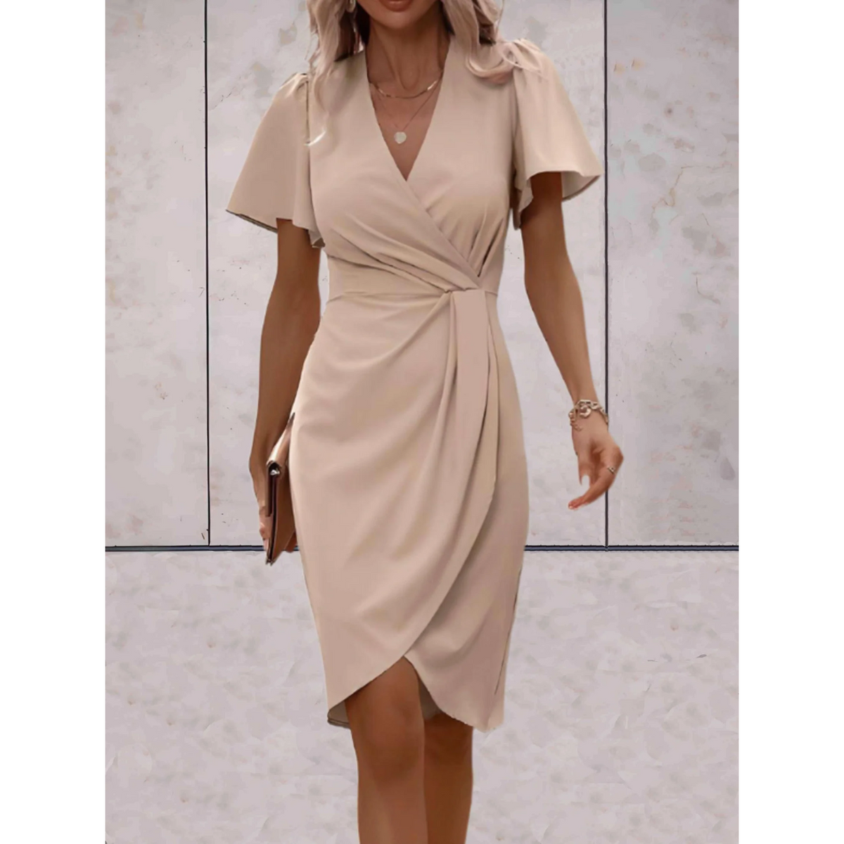 Vestido Cruzado Femenino | Elegante y Cómodo