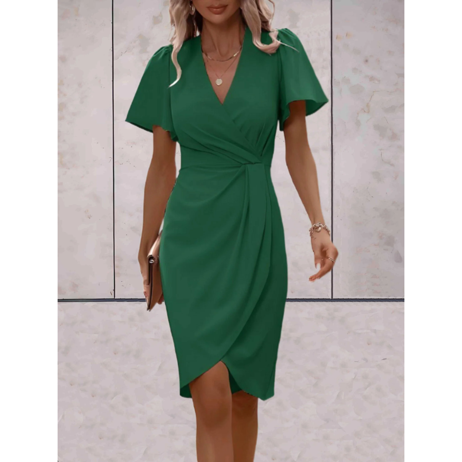 Vestido Cruzado Femenino | Elegante y Cómodo
