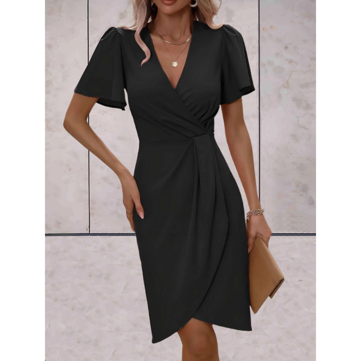 Vestido Cruzado Femenino | Elegante y Cómodo