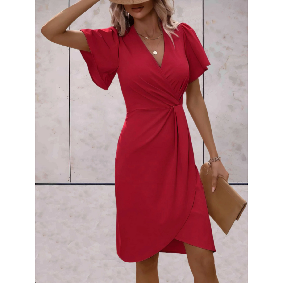 Vestido Cruzado Femenino | Elegante y Cómodo
