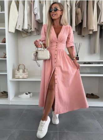 Vestido de mezclilla elegante – cómodo y chic