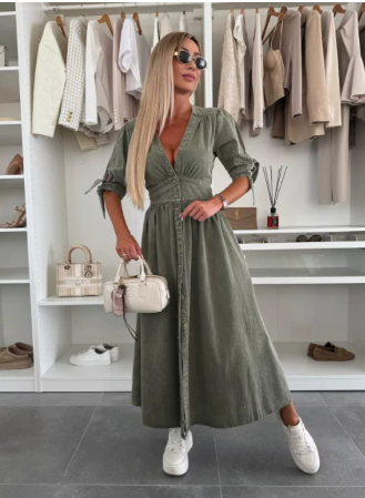 Vestido de mezclilla elegante – cómodo y chic
