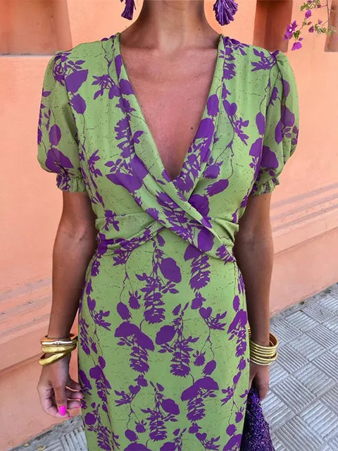 Vestido de otoño sofisticado