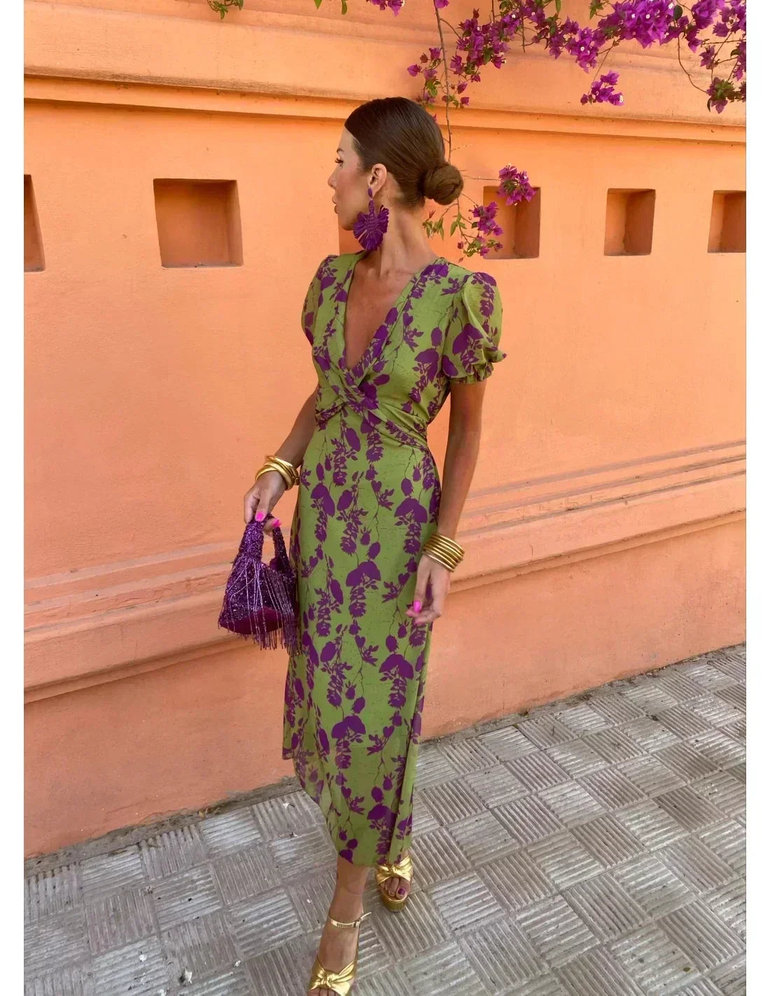 Vestido de otoño sofisticado