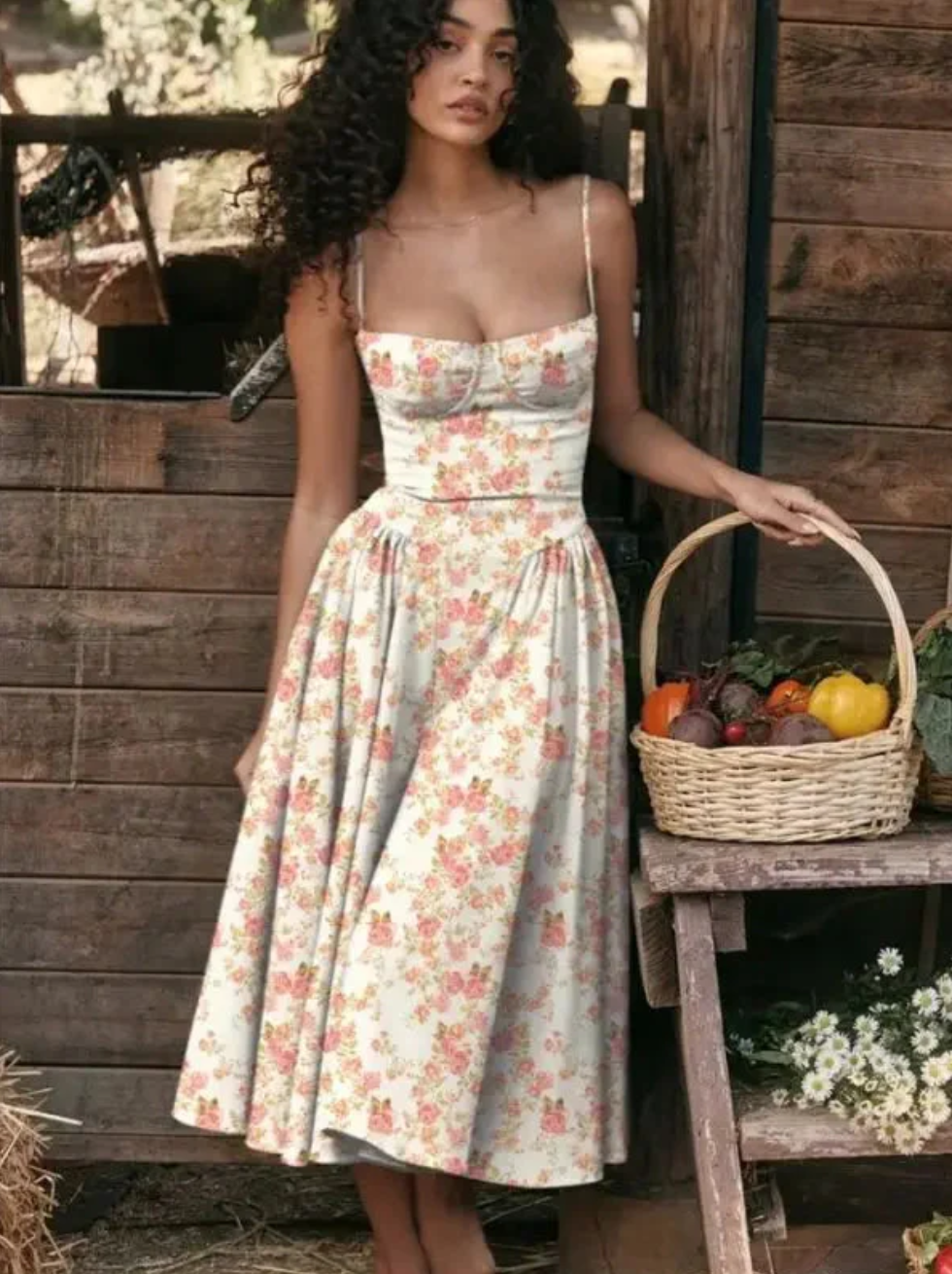 Vestido de verano elegante y casual