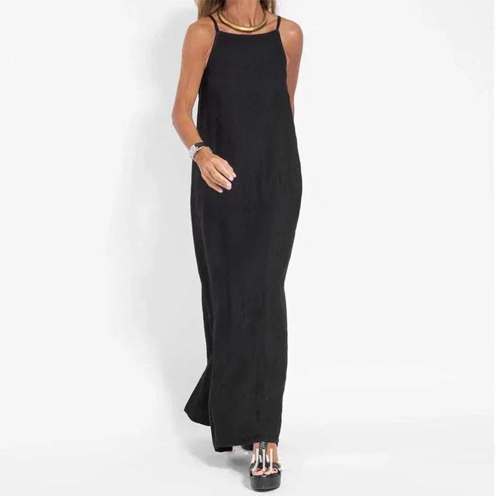 Vestido elegante con aberturas