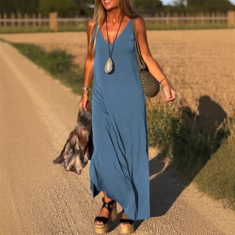 Vestido largo elegante para cualquier ocasión