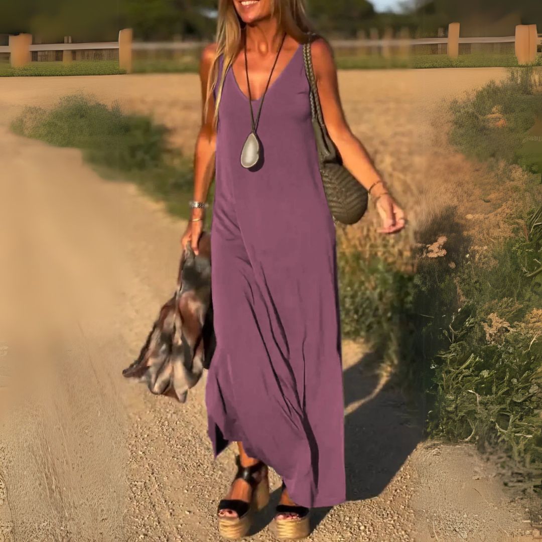 Vestido largo elegante para cualquier ocasión