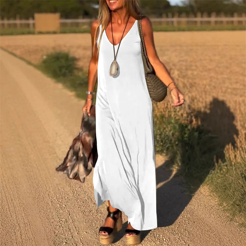 Vestido largo elegante para cualquier ocasión