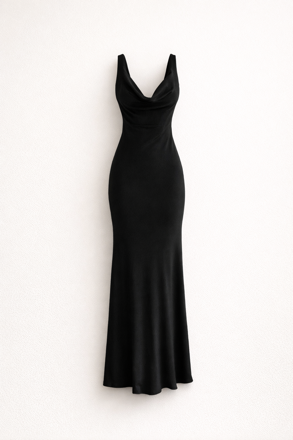 Vestido largo elegante para mujer con abertura y corte ajustado