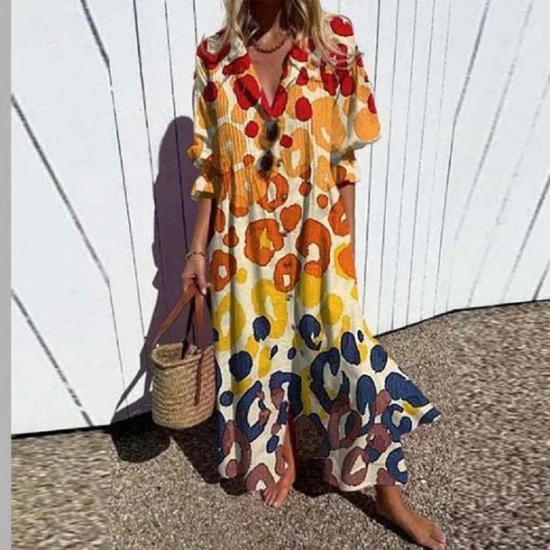 Vestido maxi para mujer de estilo bohemio