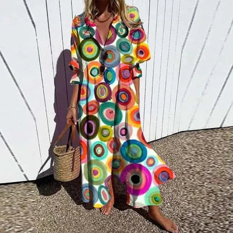 Vestido maxi para mujer de estilo bohemio