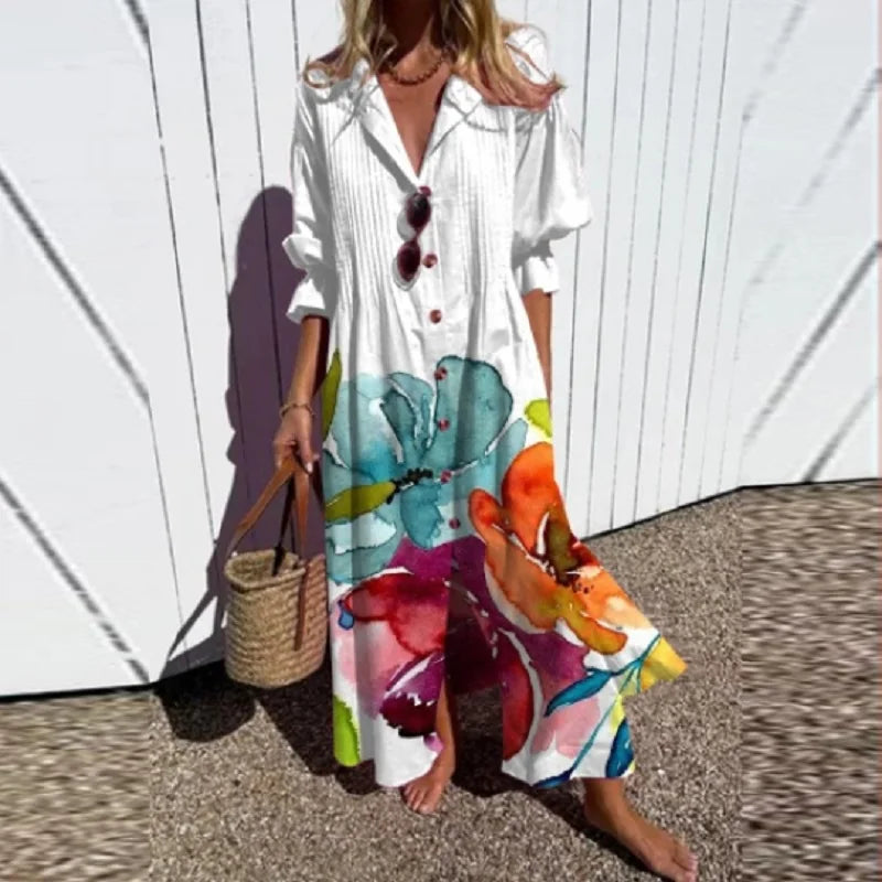 Vestido maxi para mujer de estilo bohemio
