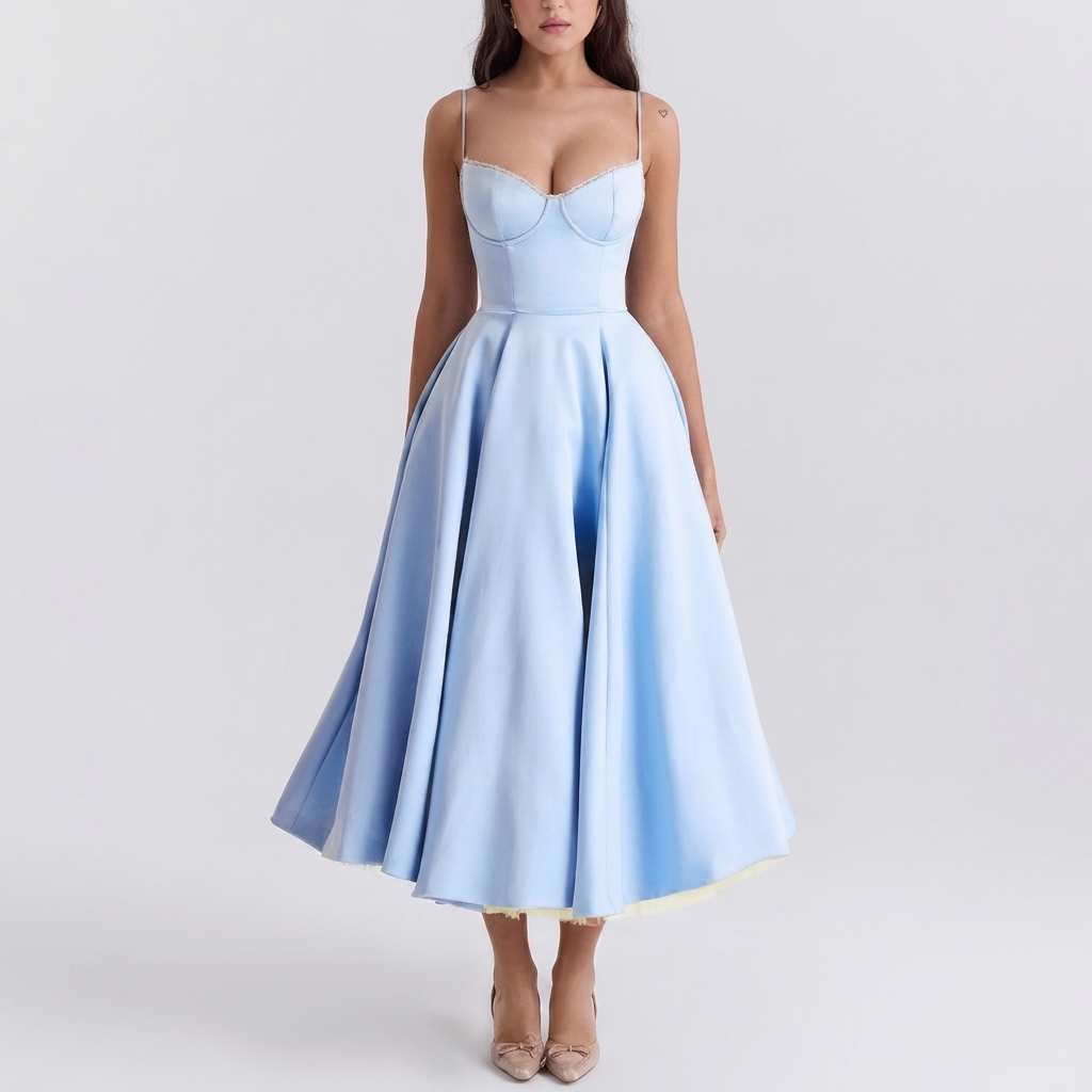 Vestido Midi Corsetería