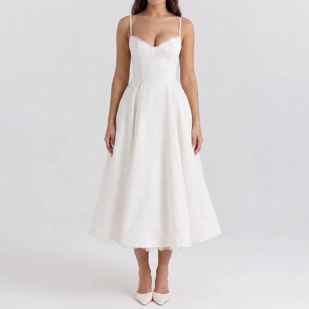 Vestido Midi Corsetería
