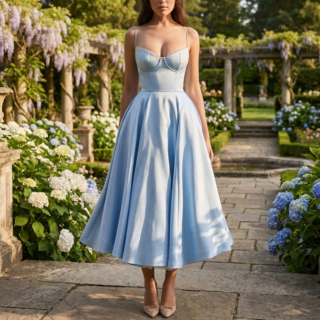 Vestido Midi Corsetería