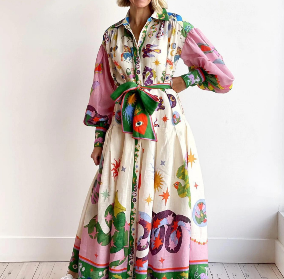 Vestido voluminoso elegante para cualquier ocasión