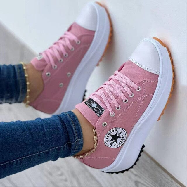 Zapatillas bajas con suela gruesa - Estilo casual