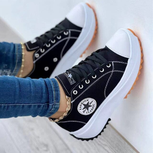 Zapatillas bajas con suela gruesa - Estilo casual