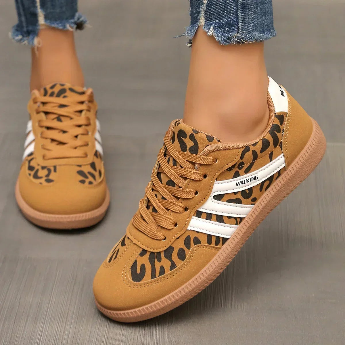 Zapatillas de caminar para mujer con soporte para el arco plantar