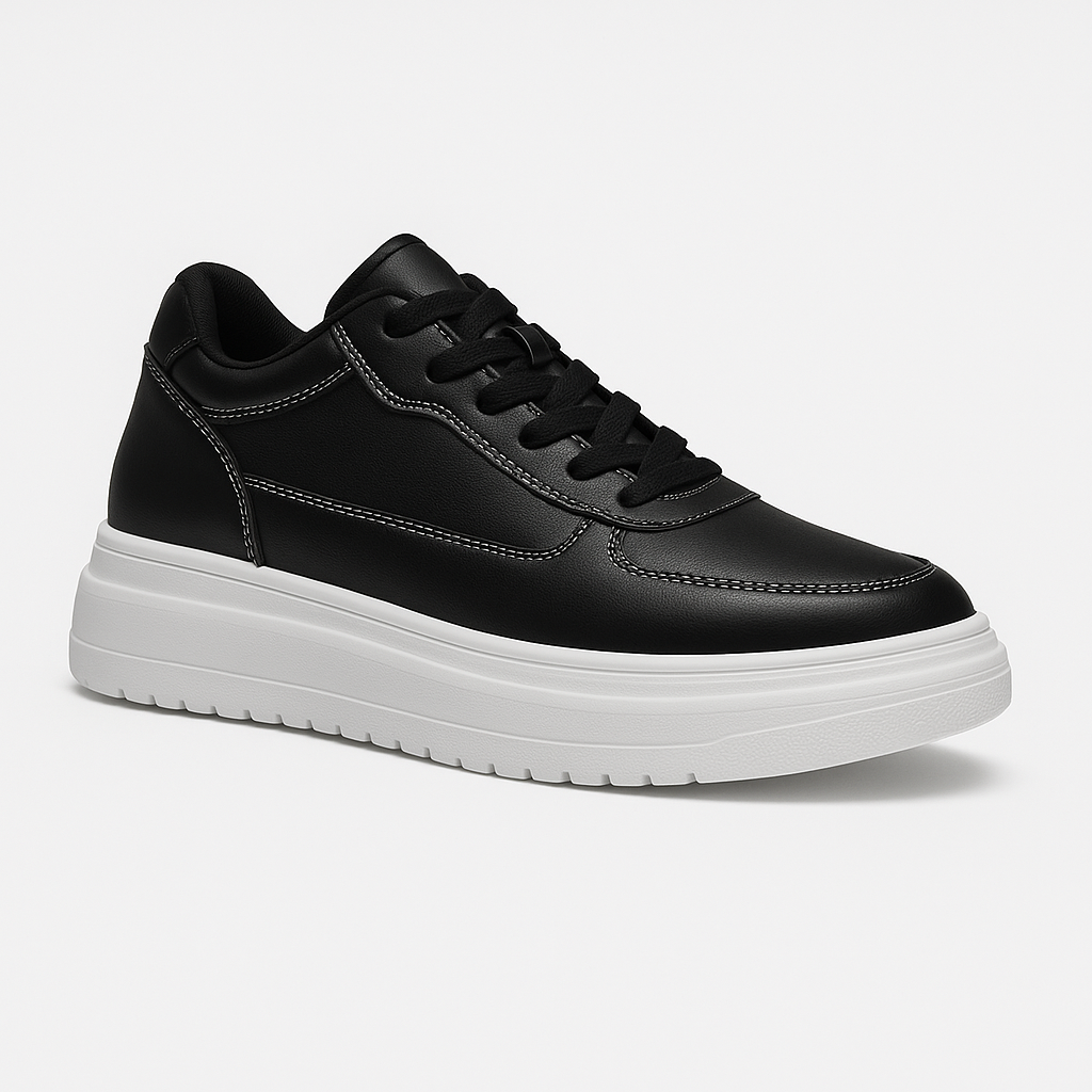 Zapatillas de caña alta con aumento de altura para hombre – Elevación discreta, comodidad y estilo