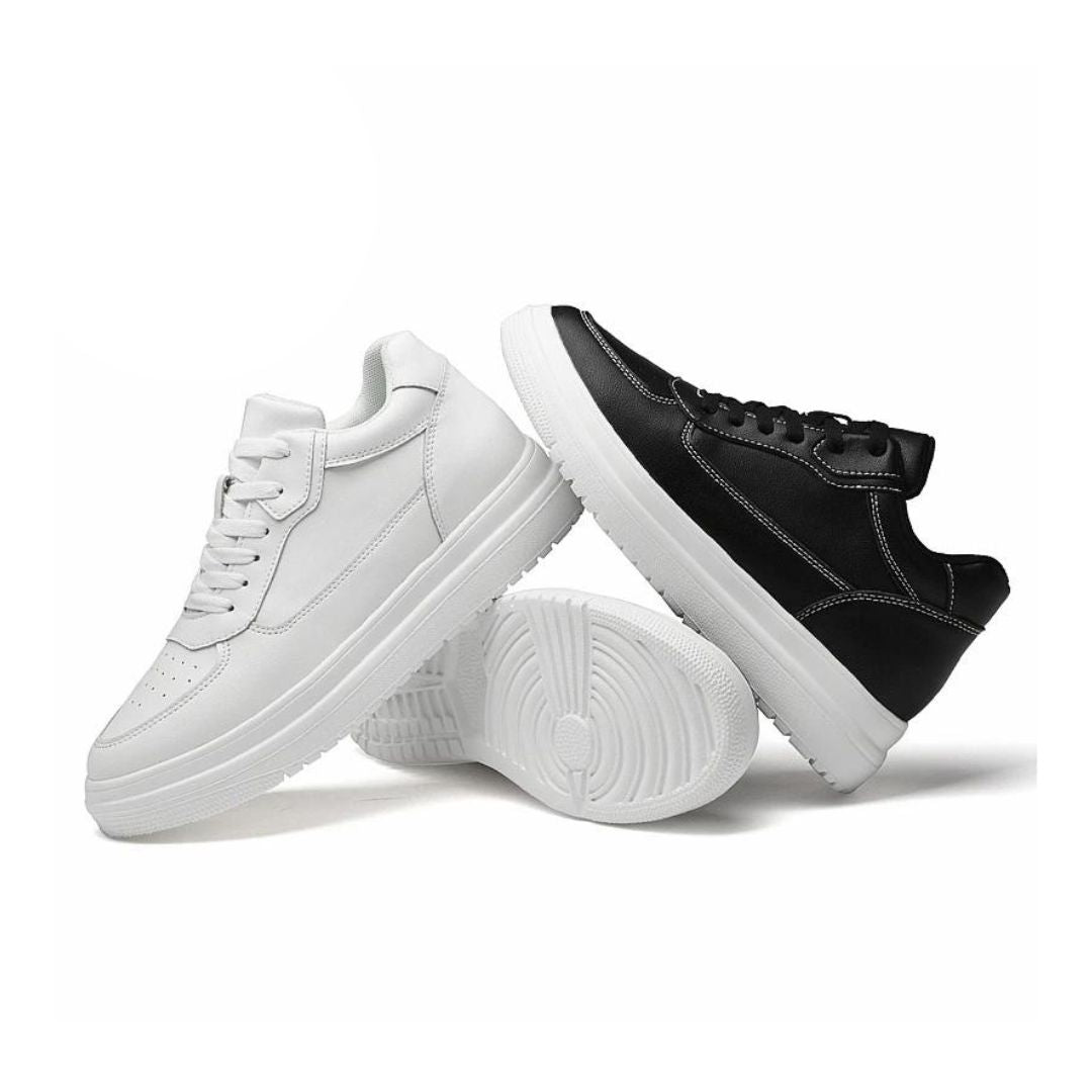 Zapatillas de caña alta con aumento de altura para hombre – Elevación discreta, comodidad y estilo