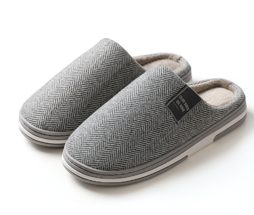 Zapatillas de casa cálidas para hombre para un confort elegante