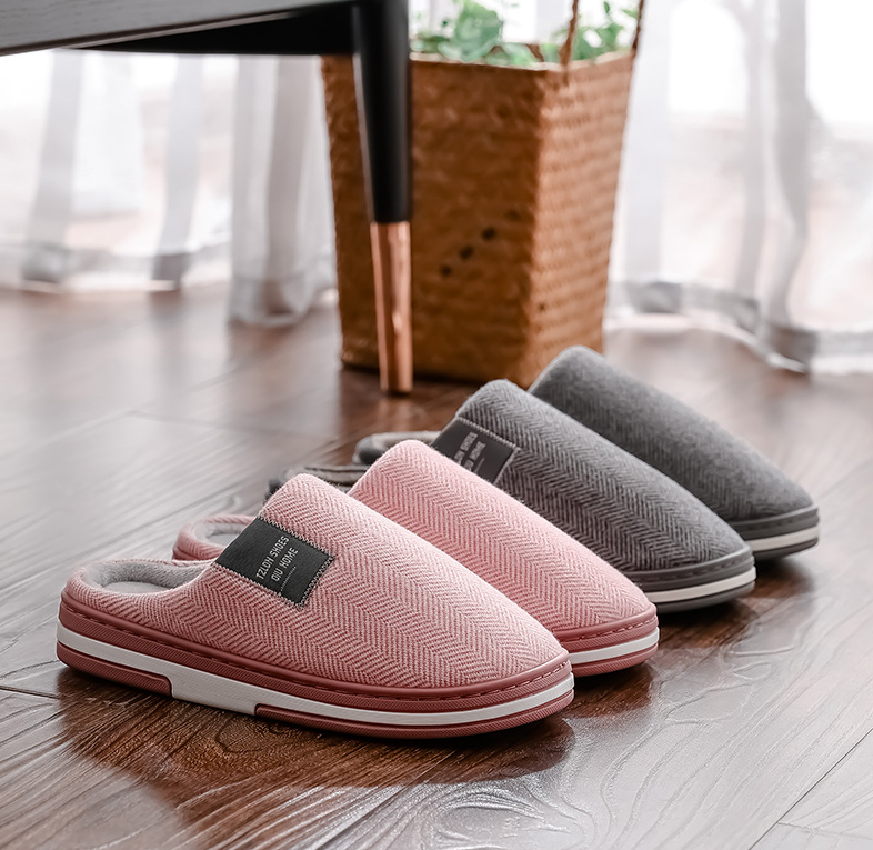 Zapatillas de casa cálidas para hombre para un confort elegante