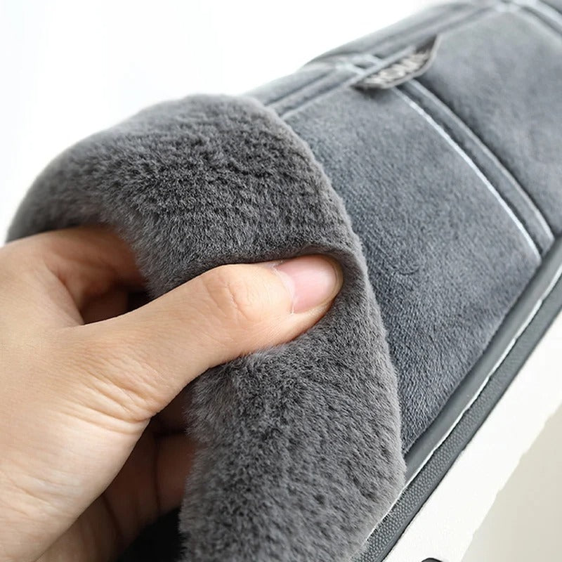 Zapatillas de casa de lona a rayas para hombre