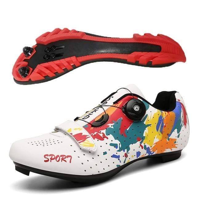 Zapatillas de Ciclismo de Montaña con Agarre para Pedales Planos