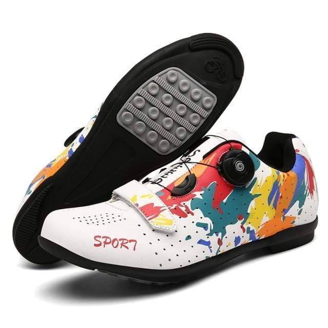 Zapatillas de Ciclismo de Montaña con Agarre para Pedales Planos