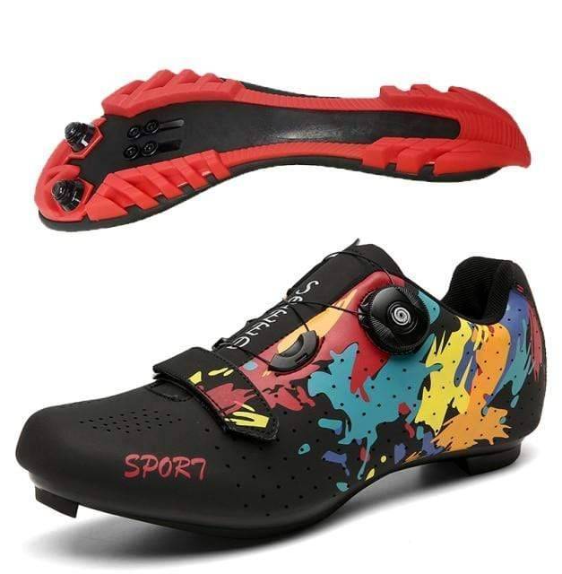 Zapatillas de Ciclismo de Montaña con Agarre para Pedales Planos