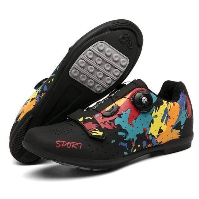 Zapatillas de Ciclismo de Montaña con Agarre para Pedales Planos