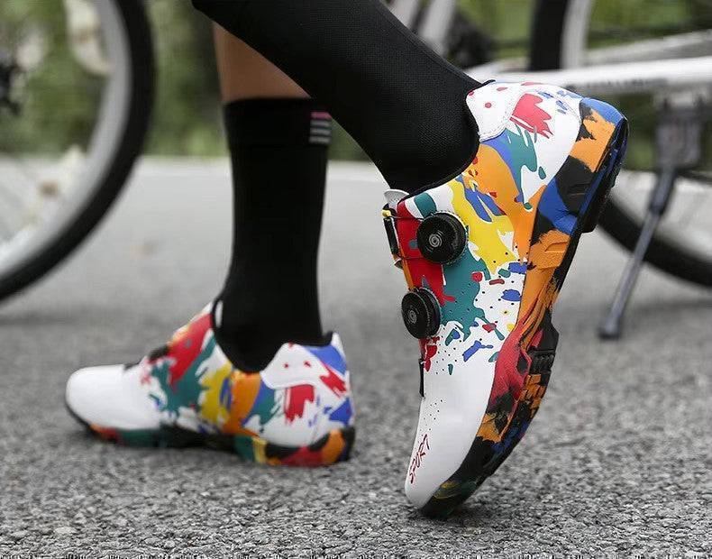 Zapatillas de Ciclismo de Montaña con Agarre para Pedales Planos