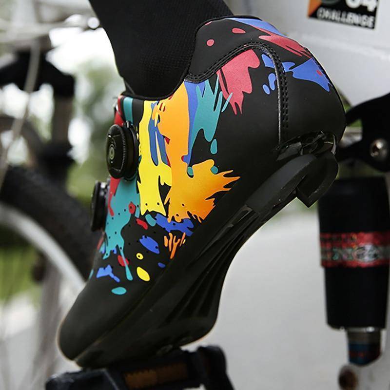 Zapatillas de Ciclismo de Montaña con Agarre para Pedales Planos