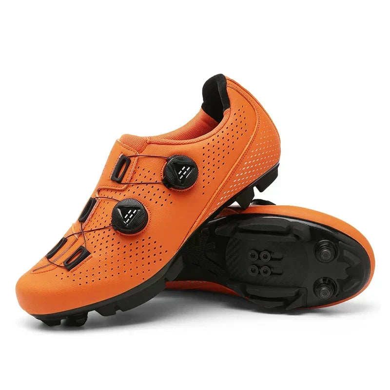 Zapatillas de ciclismo unisex con cierre giratorio – Ligeras y cómodas