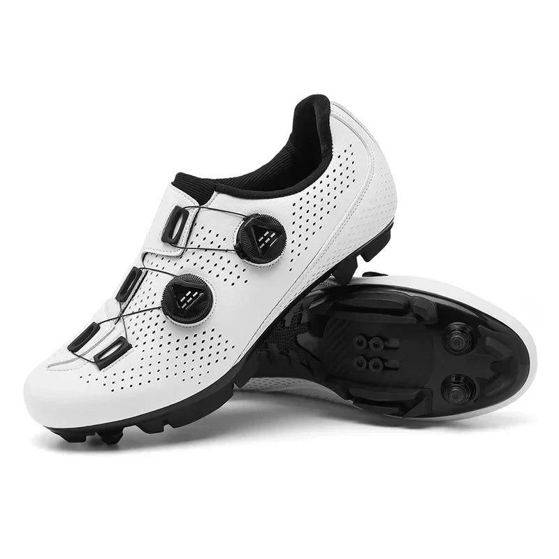 Zapatillas de ciclismo unisex con cierre giratorio – Ligeras y cómodas