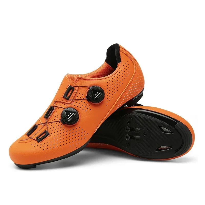 Zapatillas de ciclismo unisex con cierre giratorio – Ligeras y cómodas