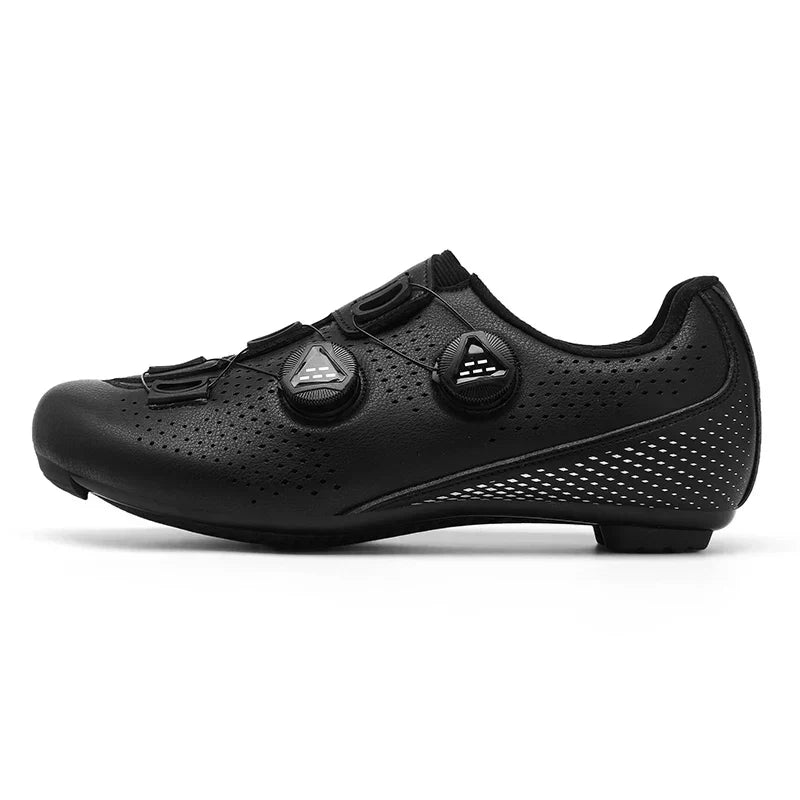 Zapatillas de ciclismo unisex con cierre giratorio – Ligeras y cómodas