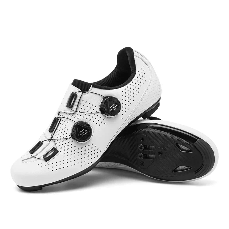 Zapatillas de ciclismo unisex con cierre giratorio – Ligeras y cómodas