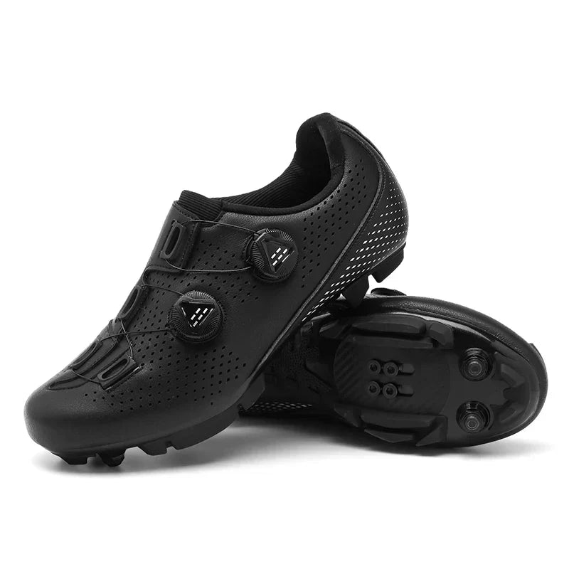 Zapatillas de ciclismo unisex con cierre giratorio – Ligeras y cómodas