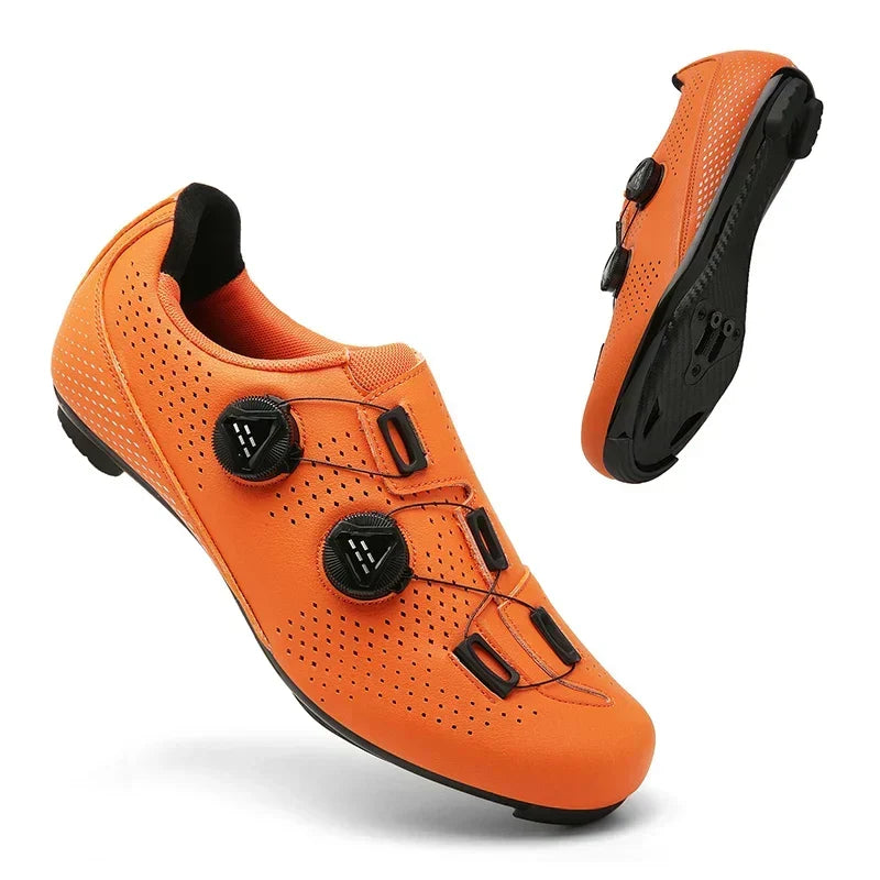 Zapatillas de ciclismo unisex con cierre giratorio – Ligeras y cómodas