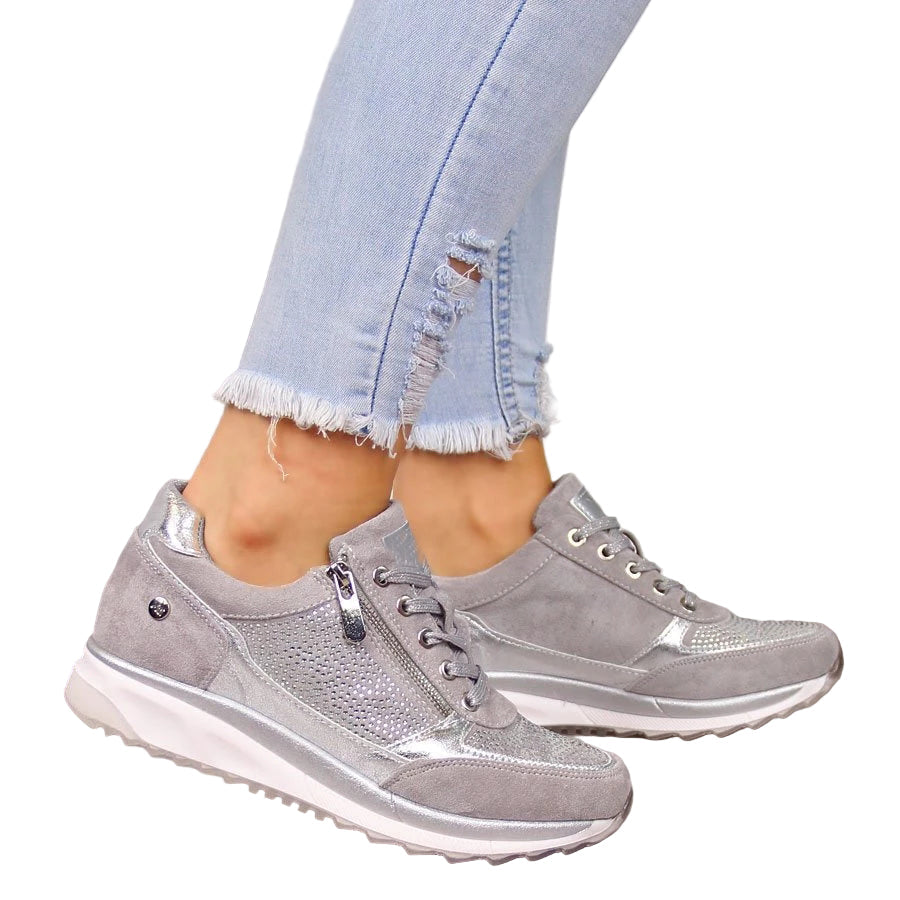 Zapatillas de paseo para mujer con diseño moderno y suela antideslizante