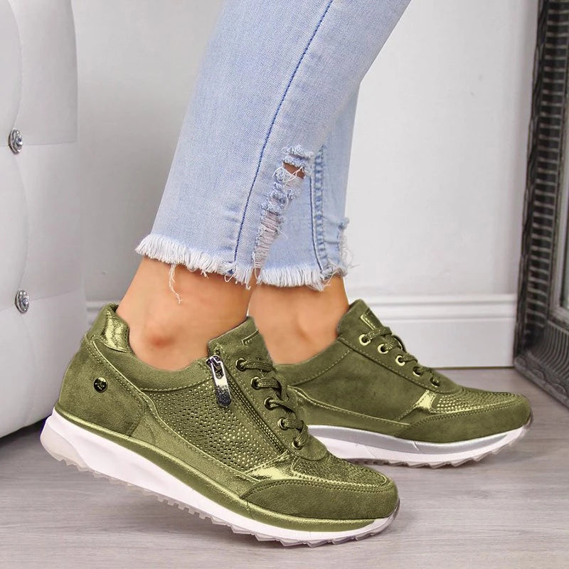 Zapatillas de paseo para mujer con diseño moderno y suela antideslizante