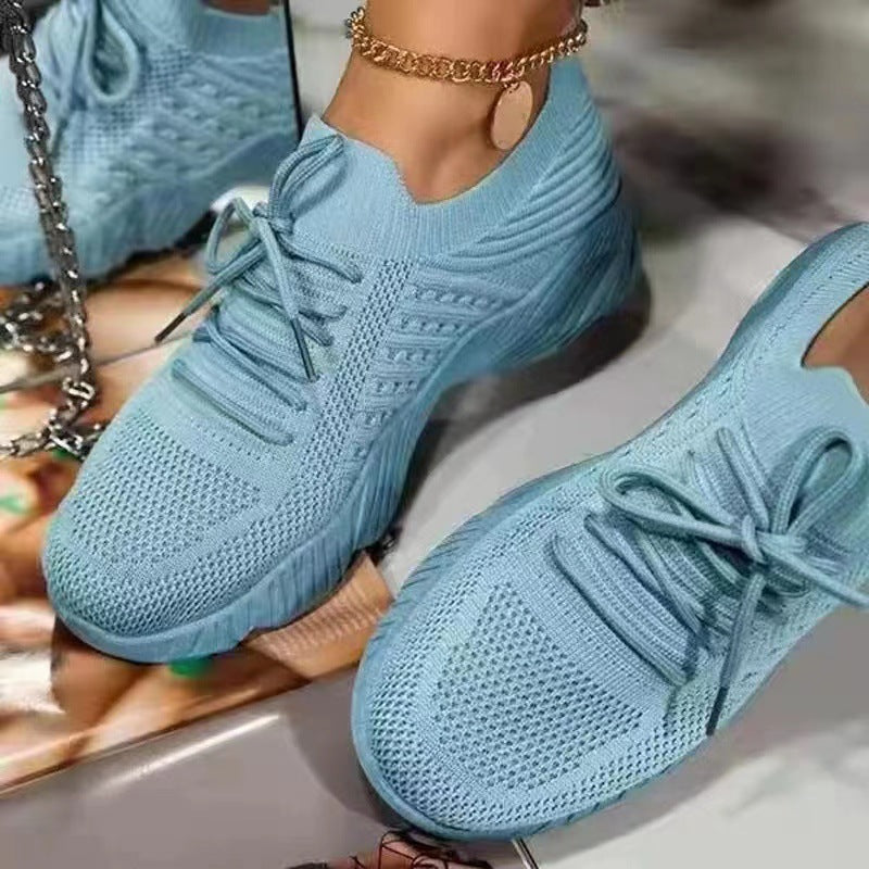 Zapatillas deportivas de punto ortopédicas para mujer