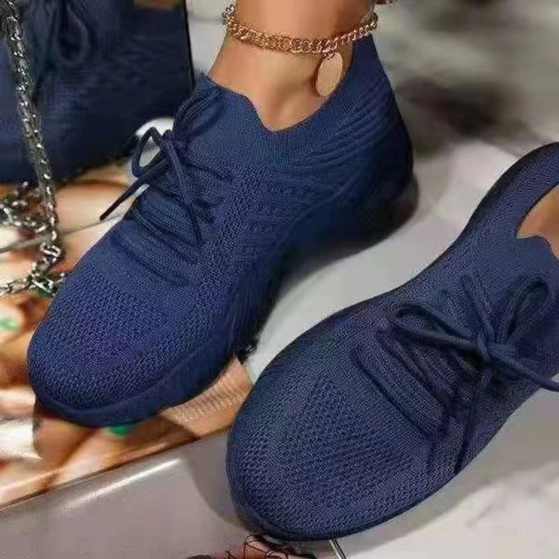 Zapatillas deportivas de punto ortopédicas para mujer