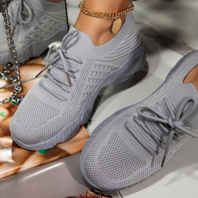 Zapatillas deportivas de punto ortopédicas para mujer