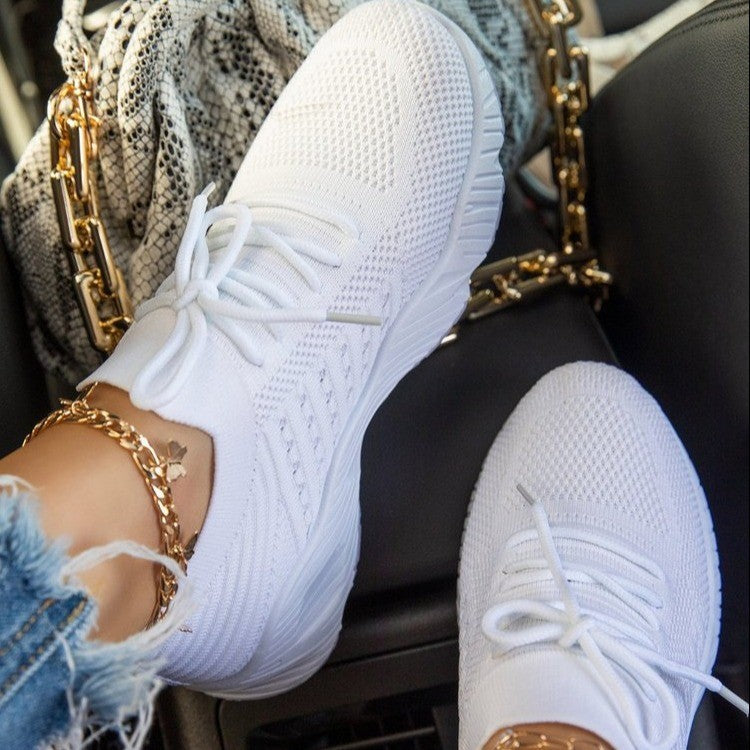 Zapatillas deportivas de punto ortopédicas para mujer